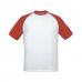 T-shirt B&C Base-Ball 180g - 100% Algodão